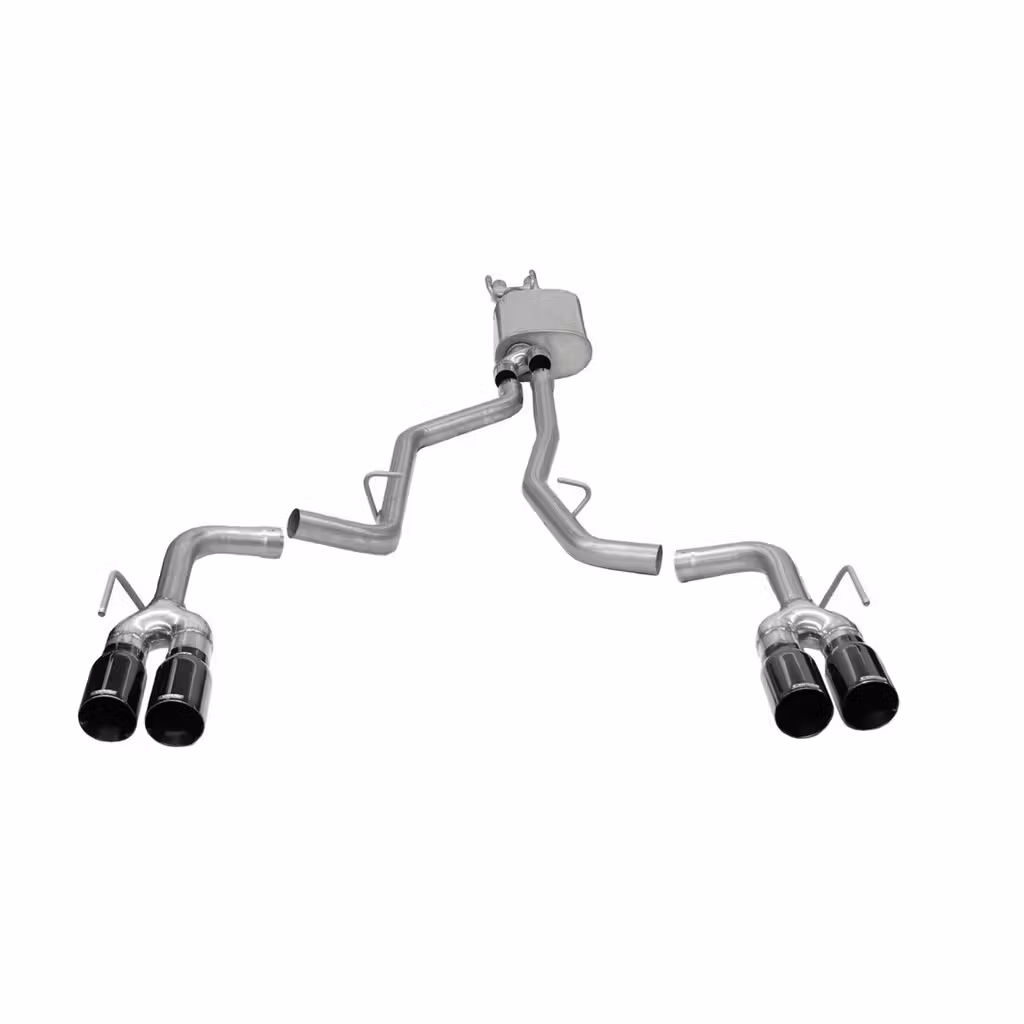 Corsa 2.5" Sport Cat Back Exhaust System with 4" Black Coated Quad Tips (2020-2025 Explorer ST / Platinum / Lincoln Aviator 3.0L) - 21080BLK Questions & Answers