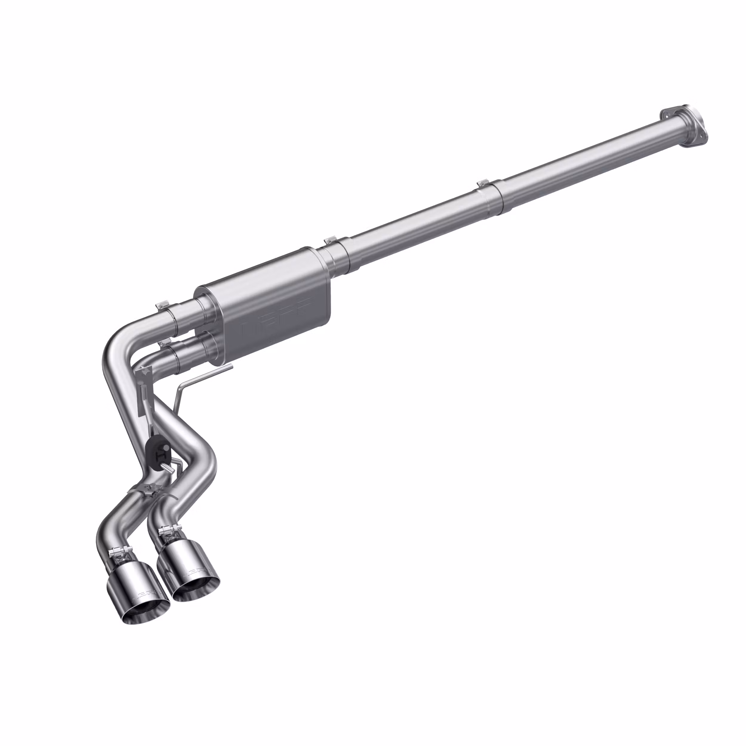 MBRP Cat Back Exhaust System (3" Piping, Dual 2.5" Tips Pre-Axle, T304 Stainless Steel) (2021-2025 F-150) - S5217304 Questions & Answers