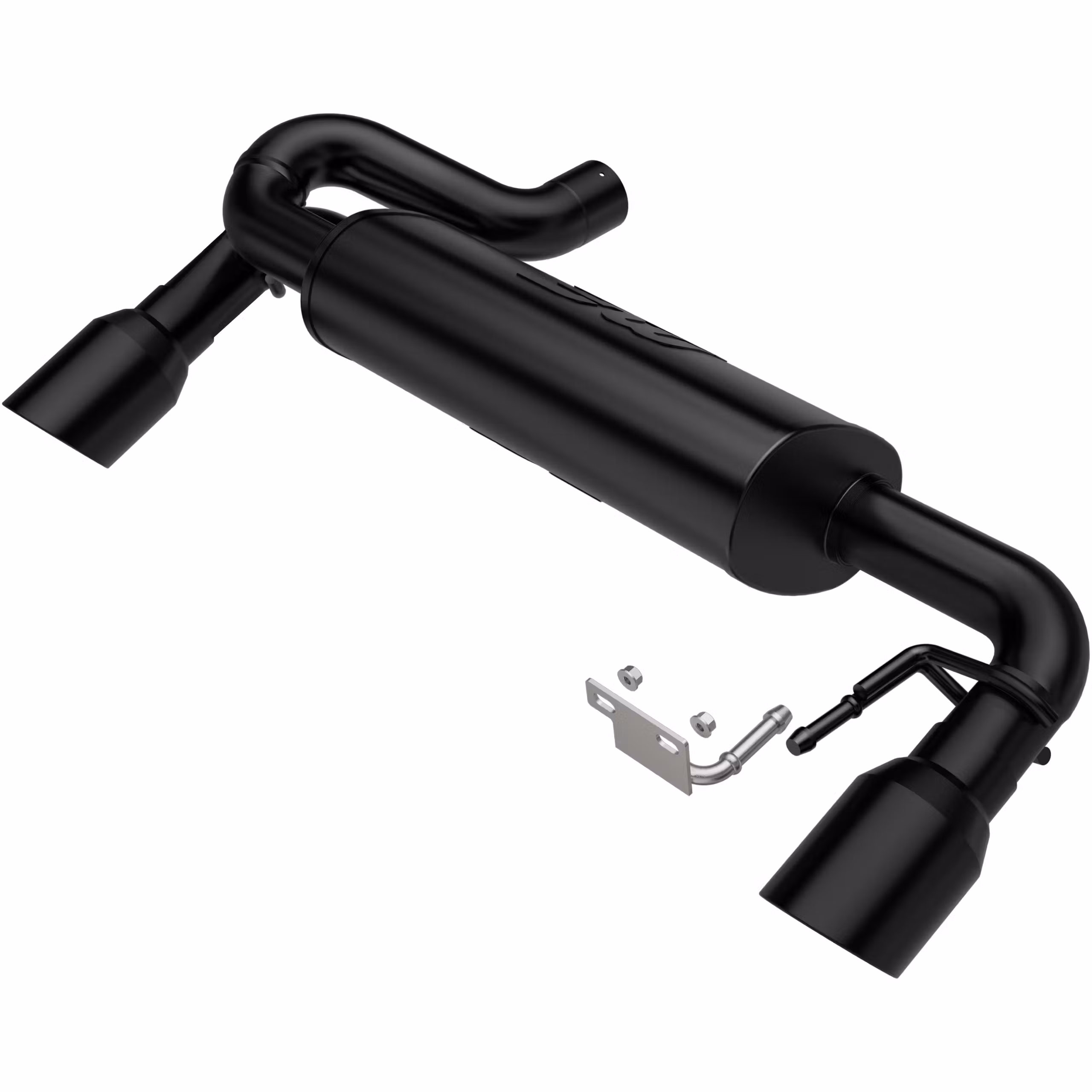 MagnaFlow 19558 Street Series Axle-Back Performance Exhaust System - Black Coated (2021+ Ford Bronco 2.7L Ecoboost) Questions & Answers