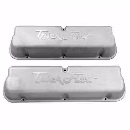 Trick Flow Valve Covers, Tall Height, 3 7/8 in. Overall Height, Cast Aluminum, Natural Finish, Small Ford, Pair - TFS-5140B802 Questions & Answers