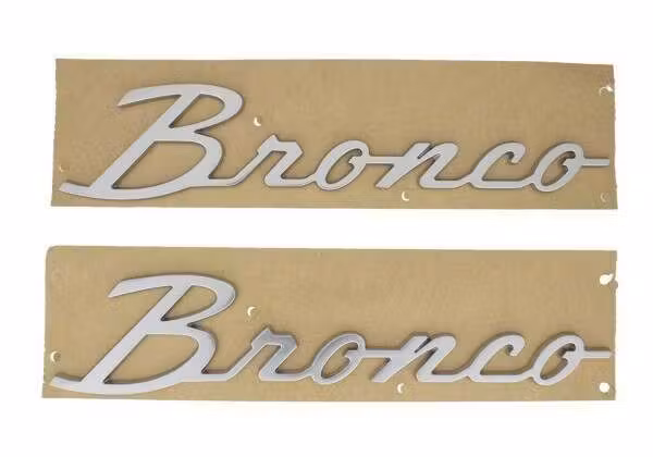 Ford Performance "Bronco" Script Emblem Kit - Silver (2021-2025 Bronco) - M-1447-BSS Questions & Answers